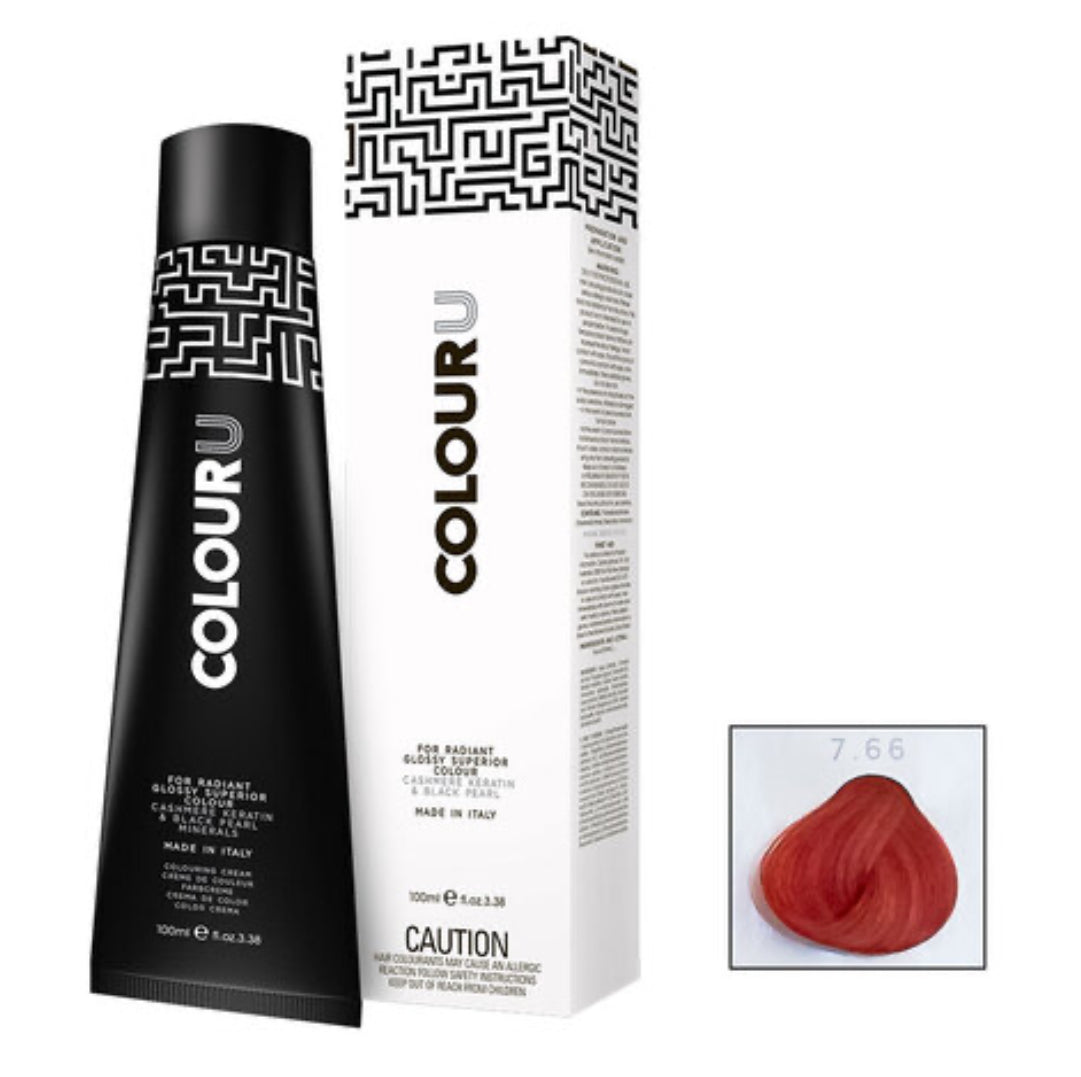 7.66 COLOUR U Intense Red 100ml