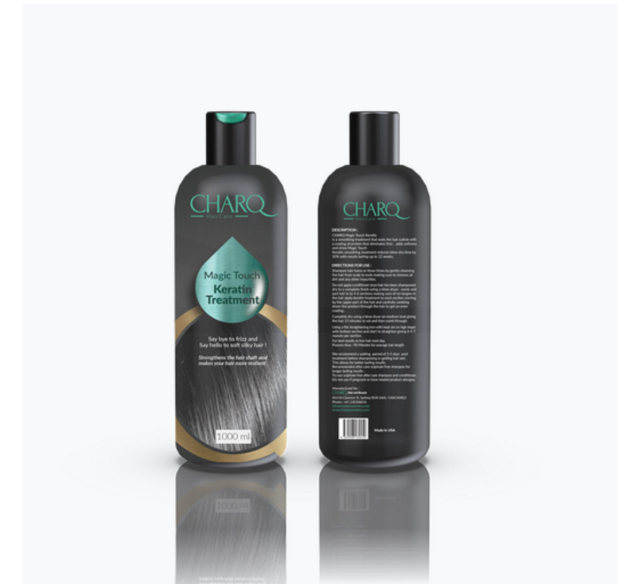 CHARQ CHARCOAL KERATIN SMOOTHING CREAM 1000ml