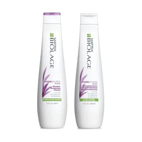 Matrix Biolage Hydrasource Shampoo & Detangling Solution 400ml DUO
Save on
