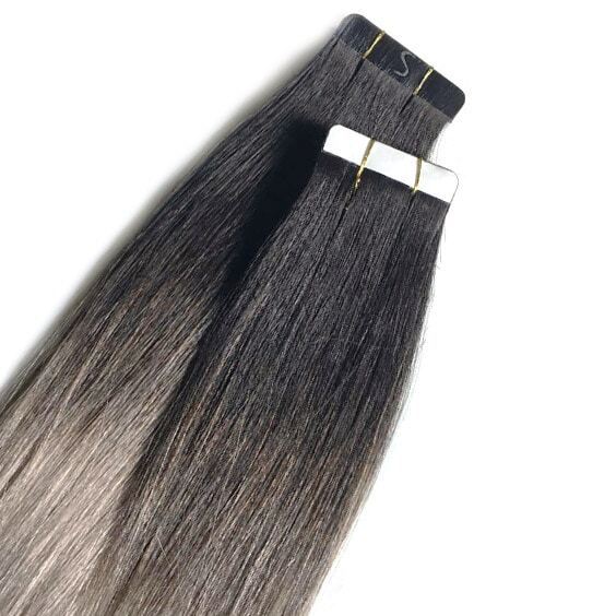 Seamless1 Salt n Pepper Ultimate Balayage Tape Hair Extensions 25? 20pcs