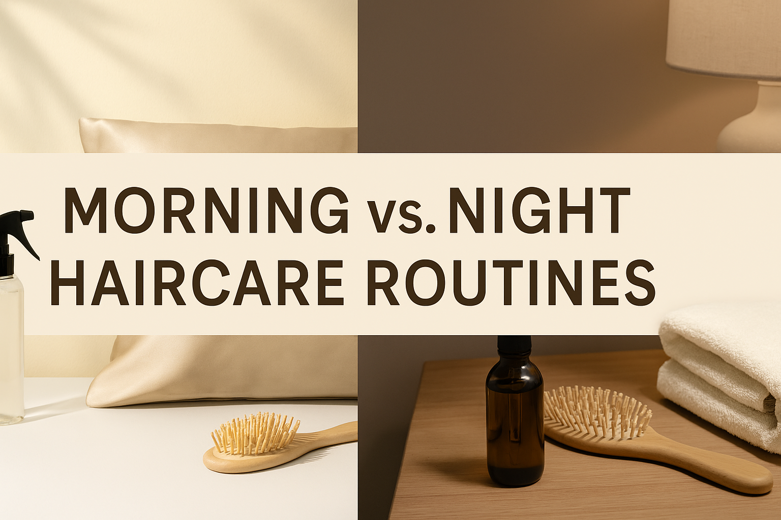 Morning vs. Night Haircare Routines: A 2025 Guide